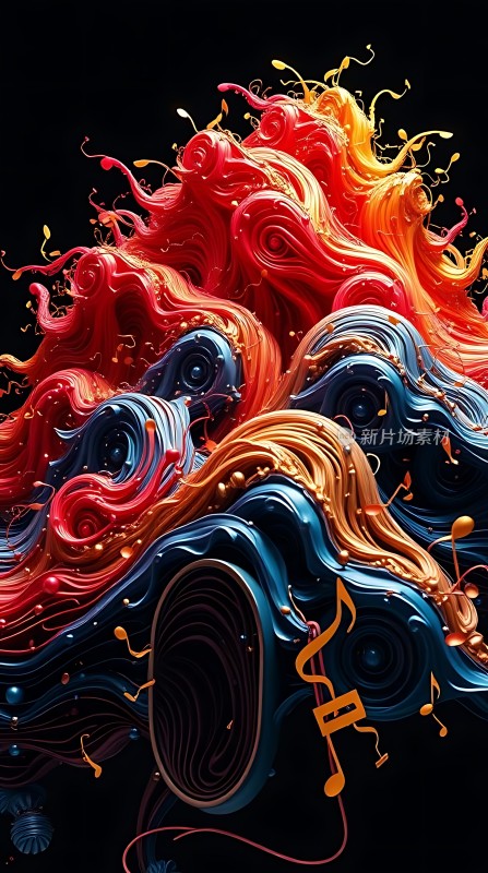 色彩斑斓的音乐旋律