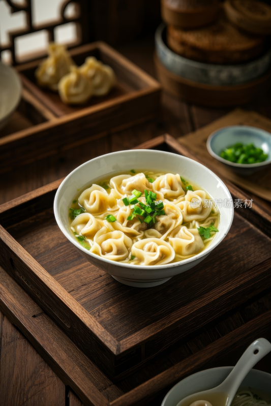 云吞面中国传统经典美食中式家常美味食物