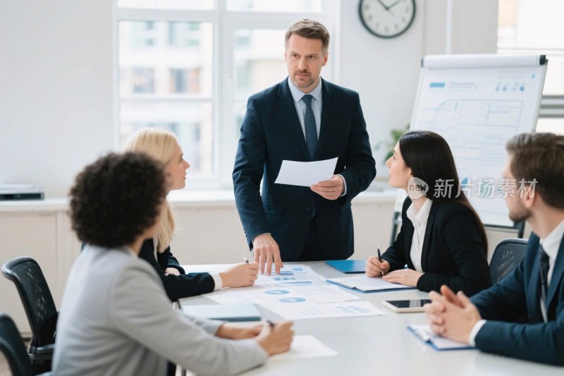 会议场景商务讨论