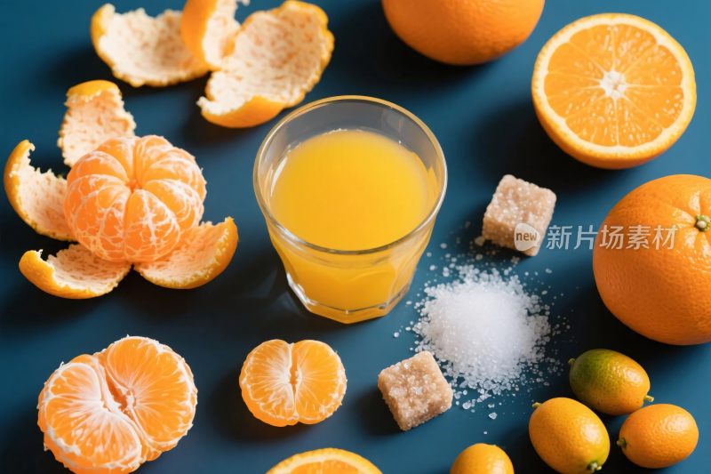 水果饮品静物图