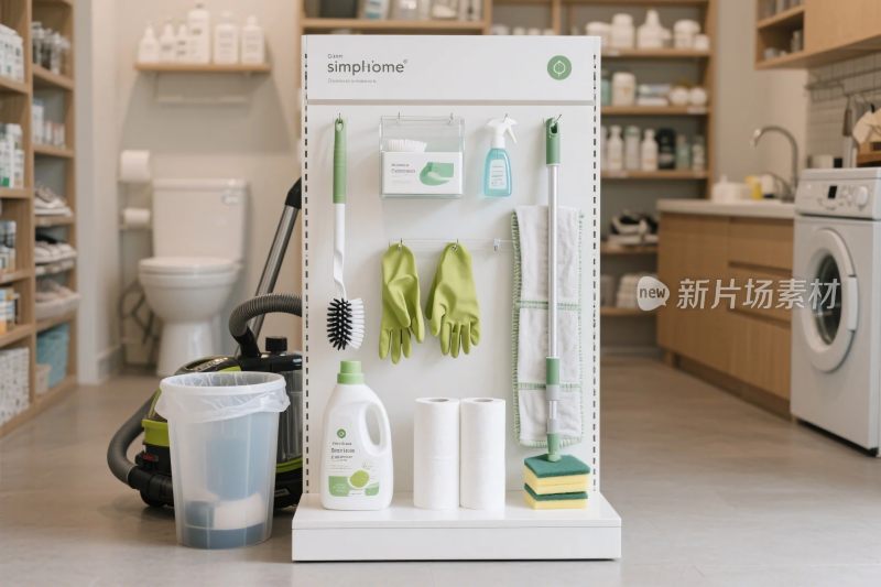 家居清洁用品陈列