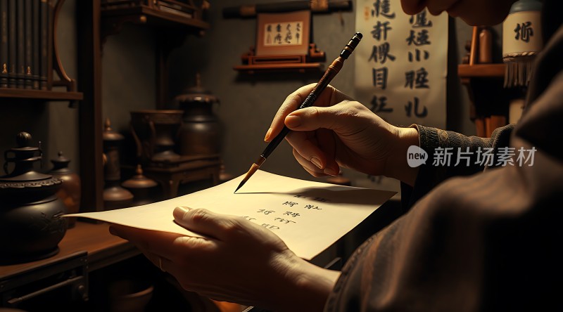 书法创作墨香四溢