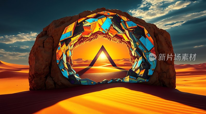 穿越沙丘的光影之旅