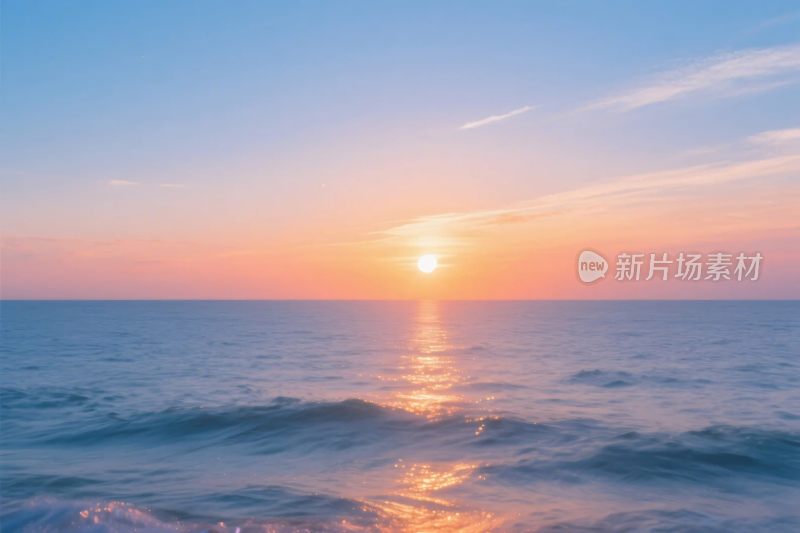 海上日出美丽景象