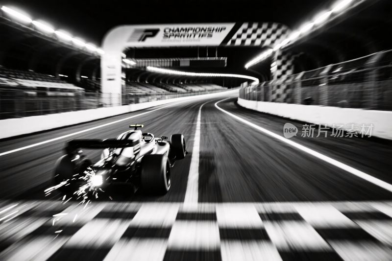 赛车赛道竞速画面