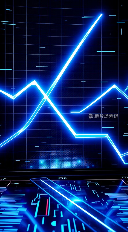 科技感数据线图