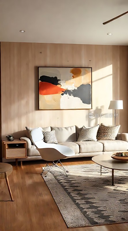 现代客厅简约风格温馨舒适