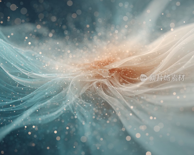 梦幻流动光线背景图