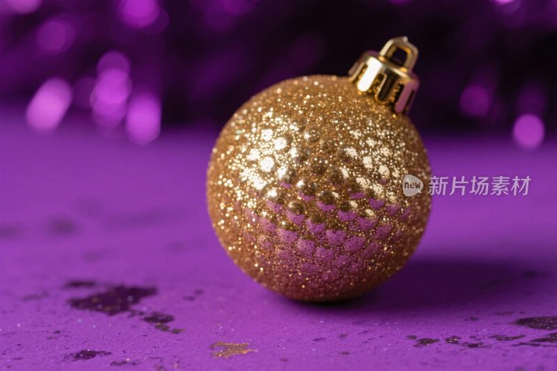 金色圣诞装饰球