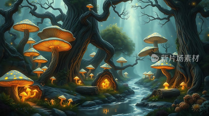 神秘森林秘境探险