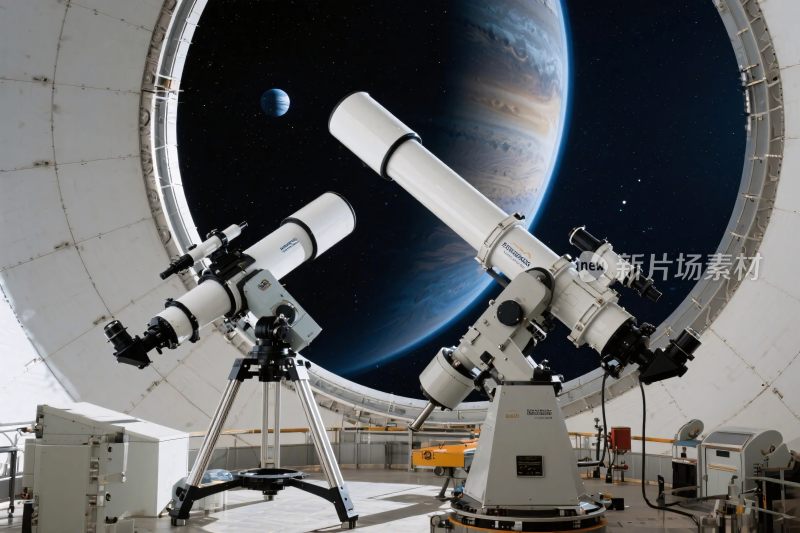 天文望远镜观测场景