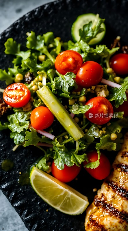 清新沙拉美味佳肴