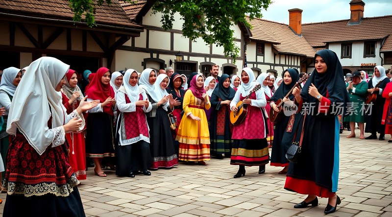 传统服饰表演音乐与舞蹈的和谐融合