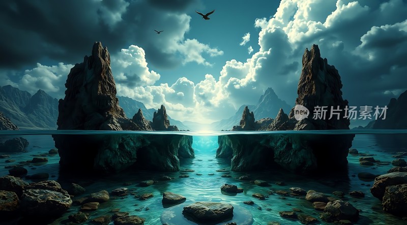 **神秘海礁奇景**