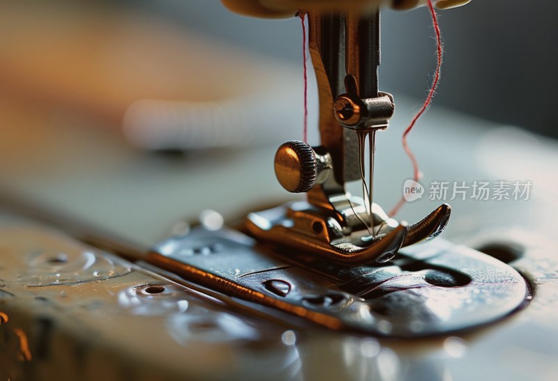 缝纫机针线细节
