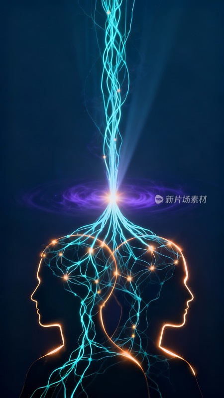心灵连接神经元网络交流