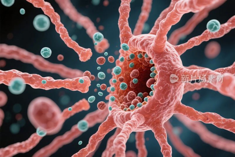 微观细胞微生物场景