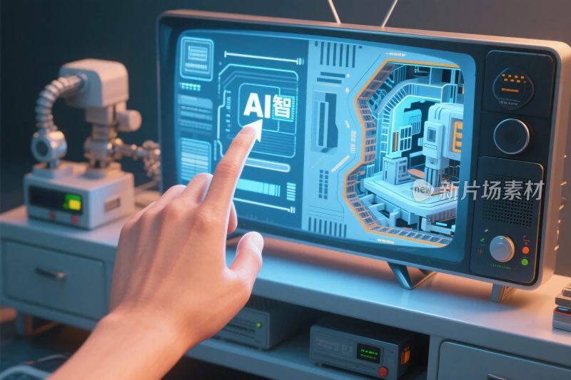 科技界面交互场景