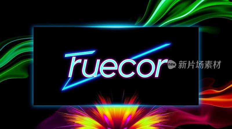 新片场素材炫彩Truecor标志