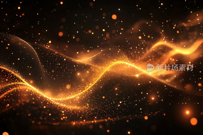 金色光效动感背景图