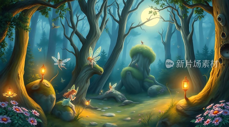 精灵森林夜光派对