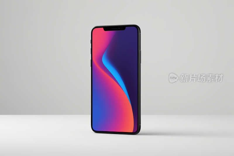 白色背景上黑色 iPhone x 图片