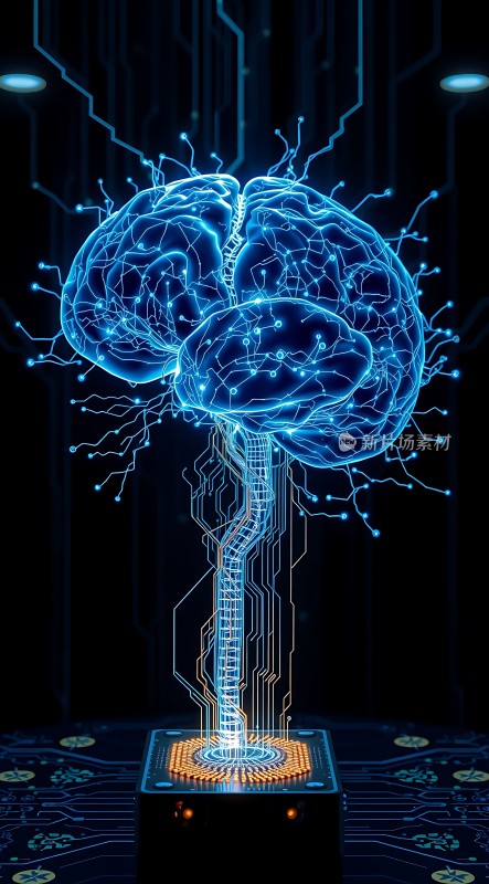 科技大脑电路连接智能未来