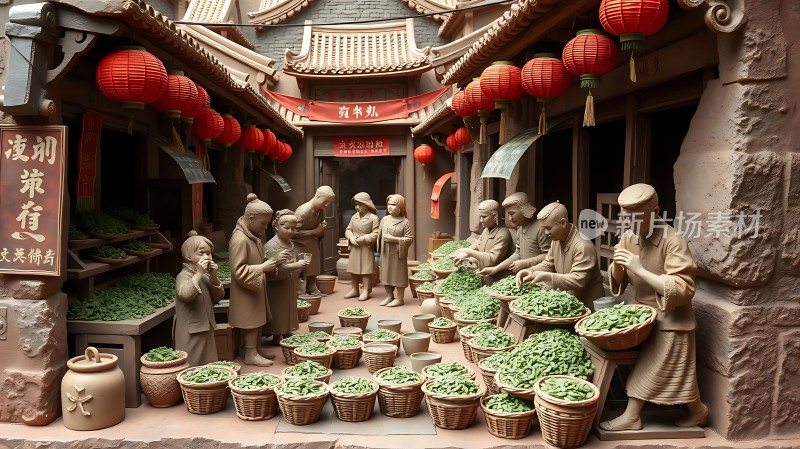 古街市集热闹非凡