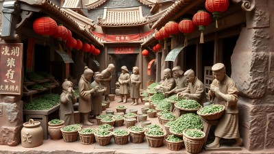 古街市集热闹非凡 古街市集热闹非凡