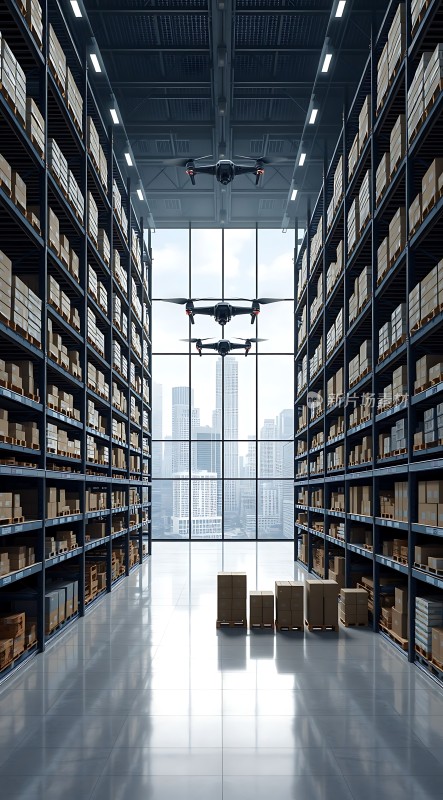 智能仓储无人机配送