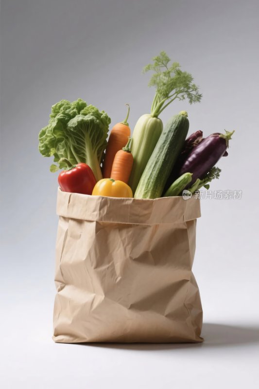 蔬菜水果纸袋展示