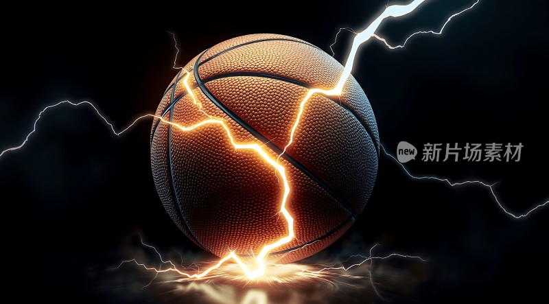 篮球风暴闪电与激情碰撞