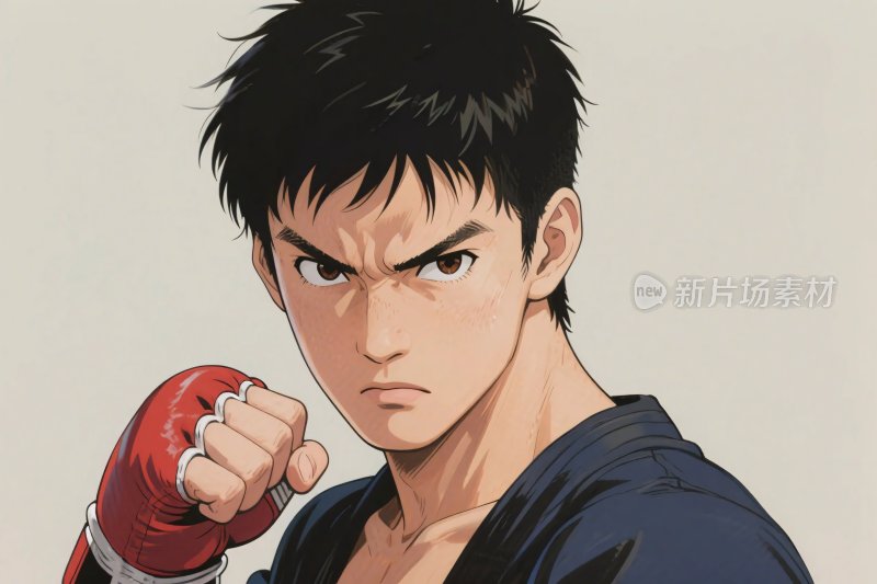 动漫格斗角色形象