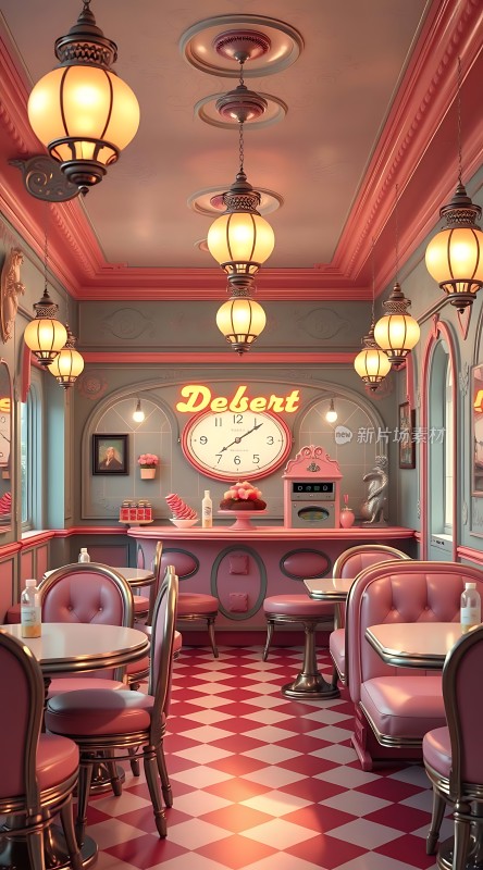 复古餐厅温馨氛围