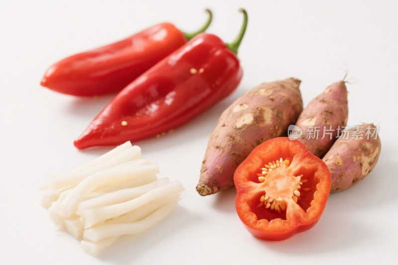 食材组合展示图