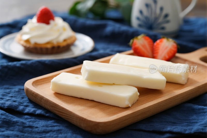 美食甜点奶酪展示