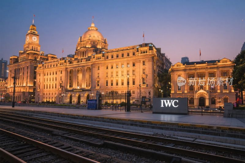 上海外滩建筑夜景