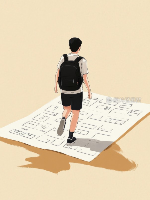 试卷上的求学之路，学生教育成长高考