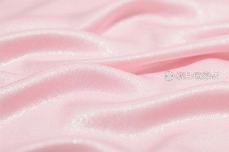 粉色丝绸质感图示
