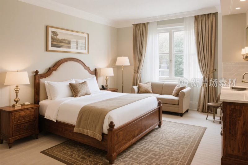 酒店客房室内场景