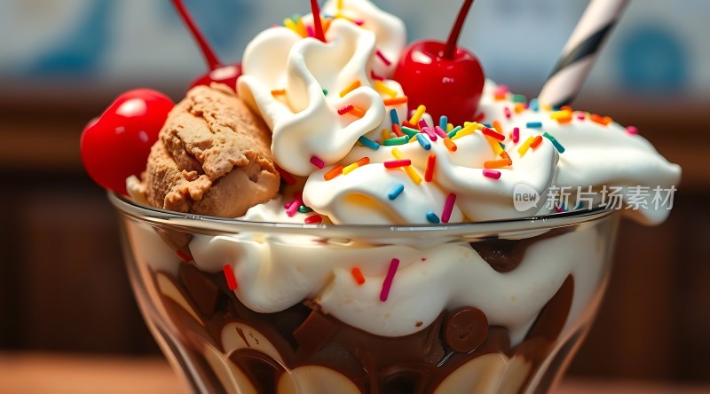 美味冰淇淋甜筒