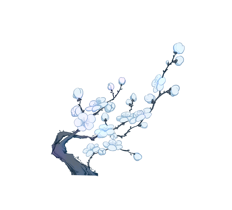 国风梅花免扣素材