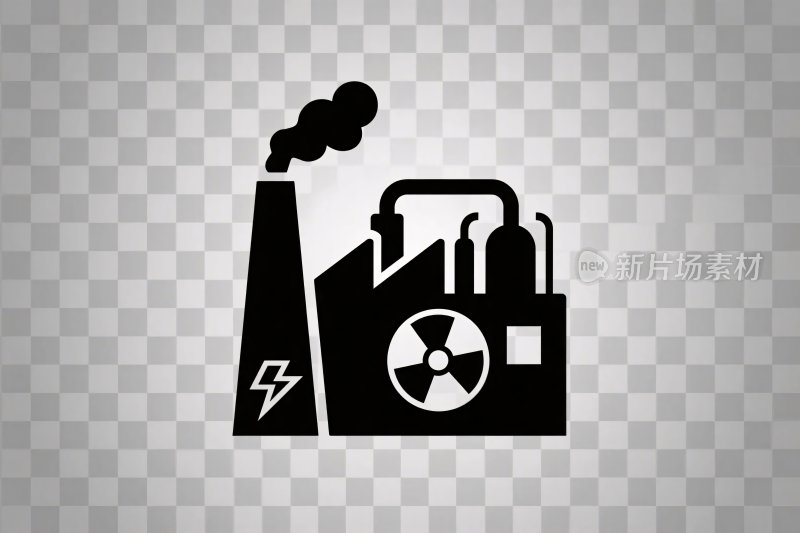 核电站工厂图标
