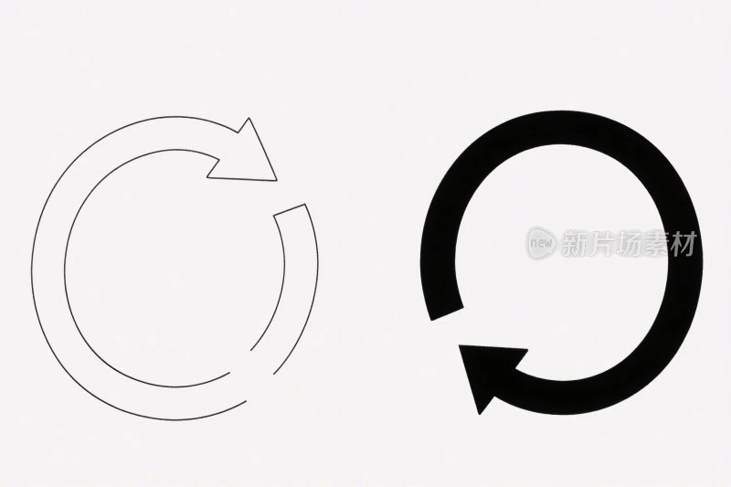 循环箭头图标设计