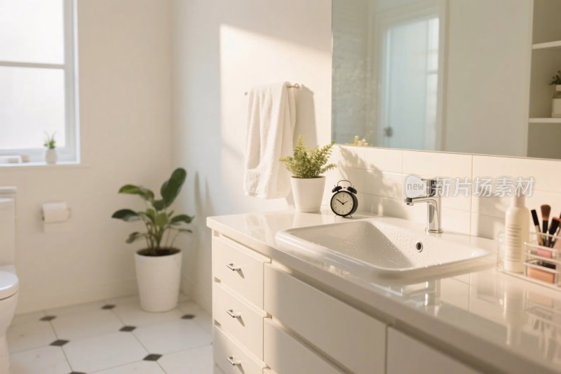 浴室洗手台场景图