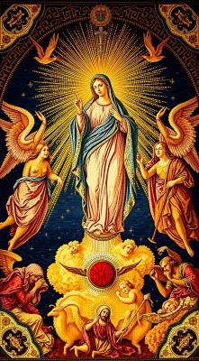 圣母升天图 圣母升天图