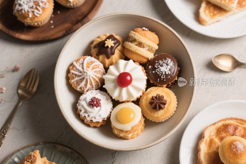 美味甜点展示图