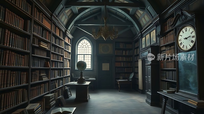 古老图书馆的秘密角落