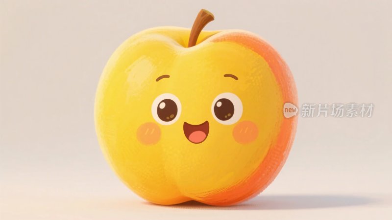 拟人化小苹果形象