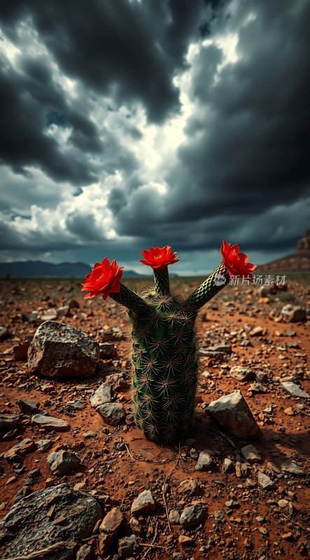 沙漠中的坚韧生命